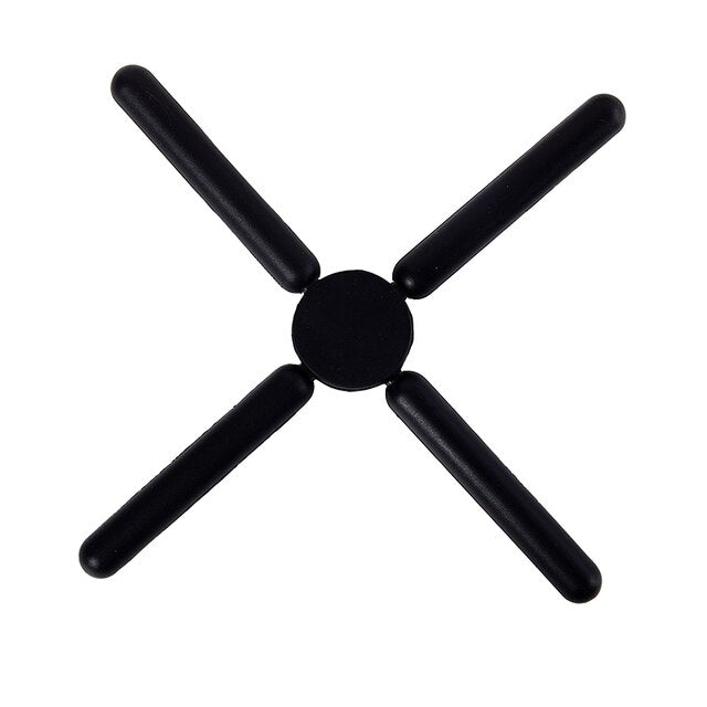 Foldable Cross Silicone Trivets - The Ultimate Kitchen Utility | Introducing our Kitchen Utility Foldable Cross Silicone Trivets, the ultimate companion to elevate y